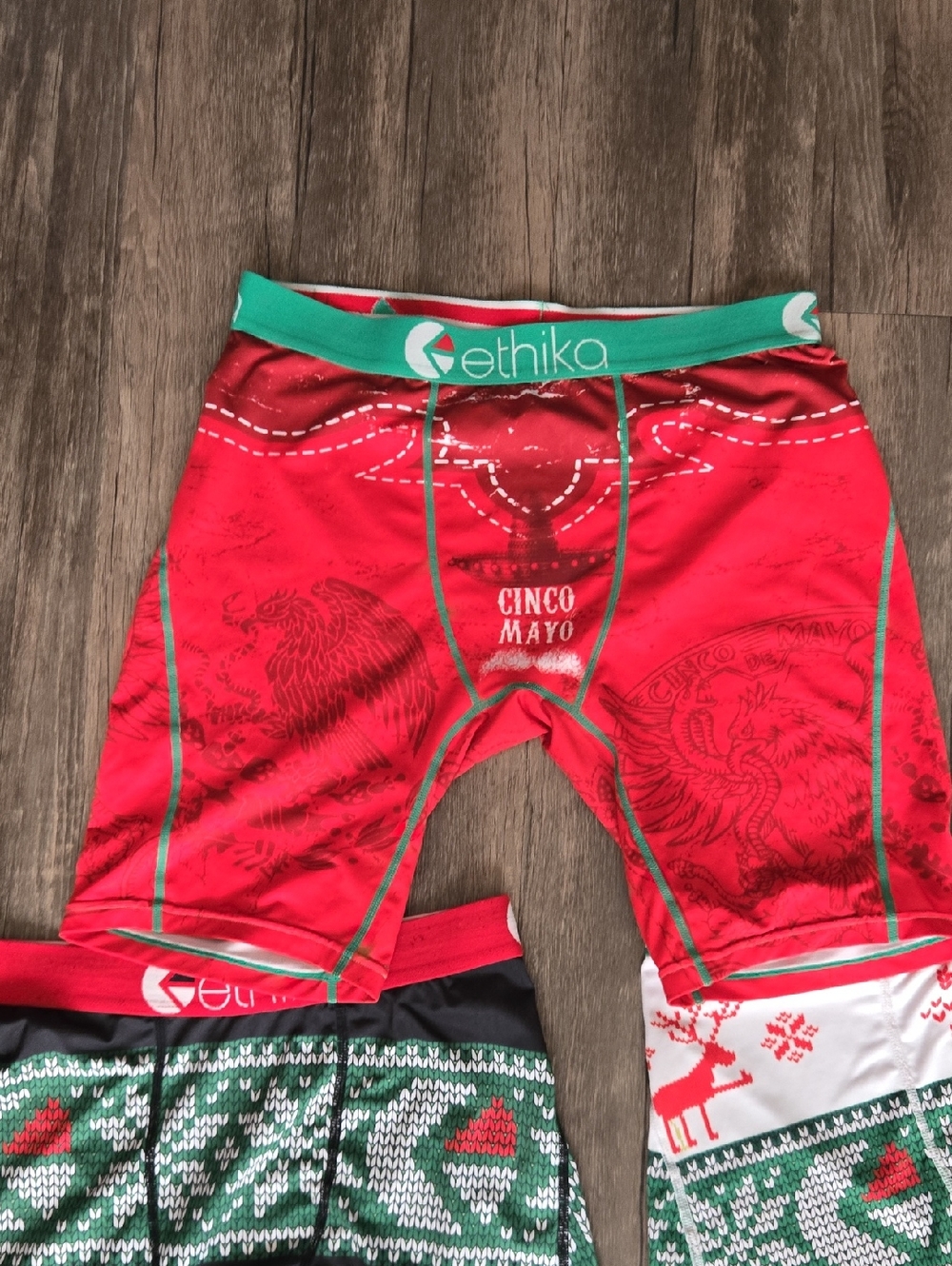4 Bundle CINCO DE MAYO and Winter theme Ethika Med boxer briefs